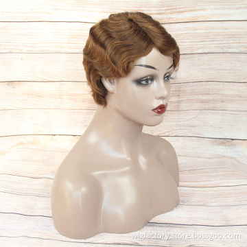 30# color hair wig making machine , frontal small lace wig machine made
